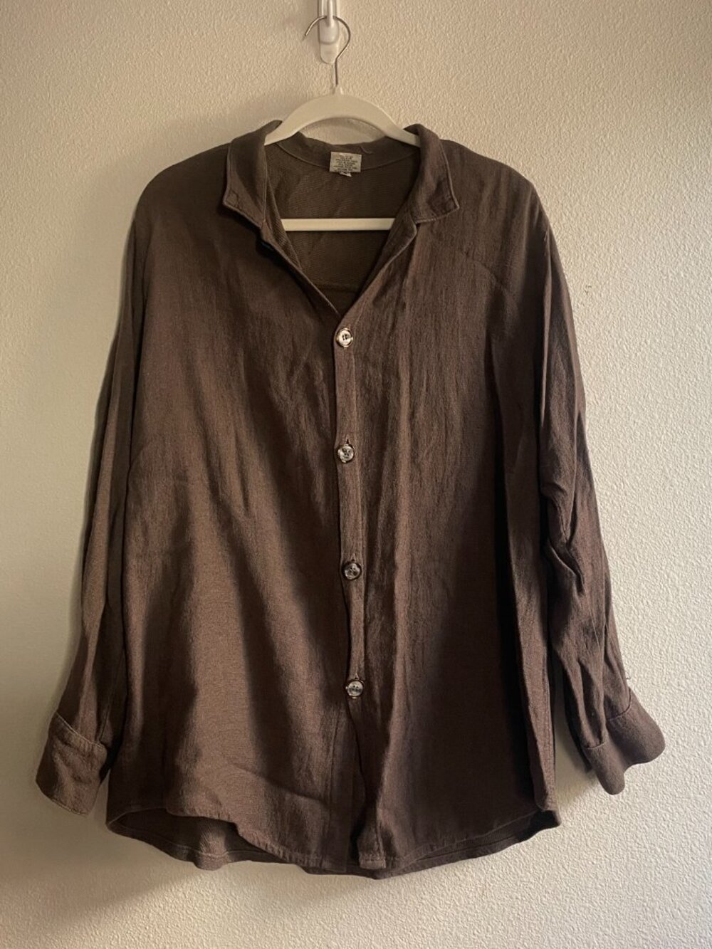 CP Shades Brown Button-Up Shirt